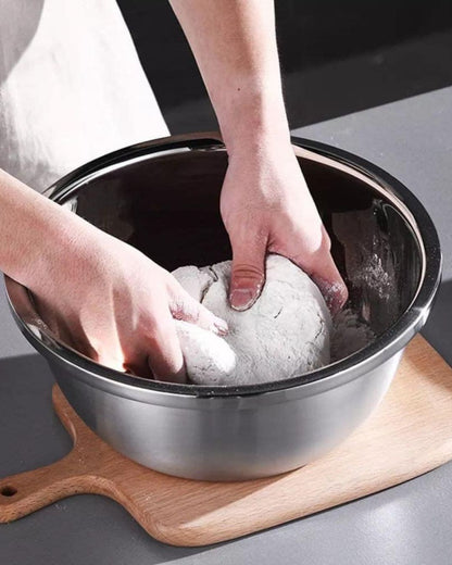 Multifunction Stainless Steel Basin with Strainer Set