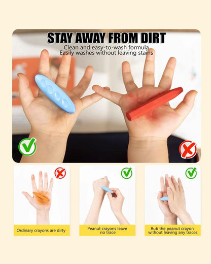 Peanut Crayons Markers