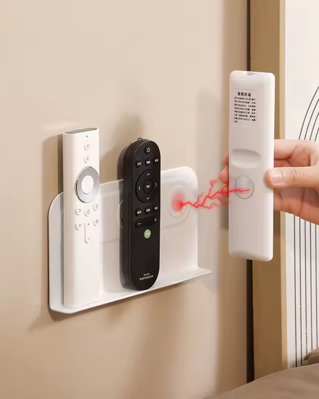 Wall Mounted Magnetic Remote Control Holder