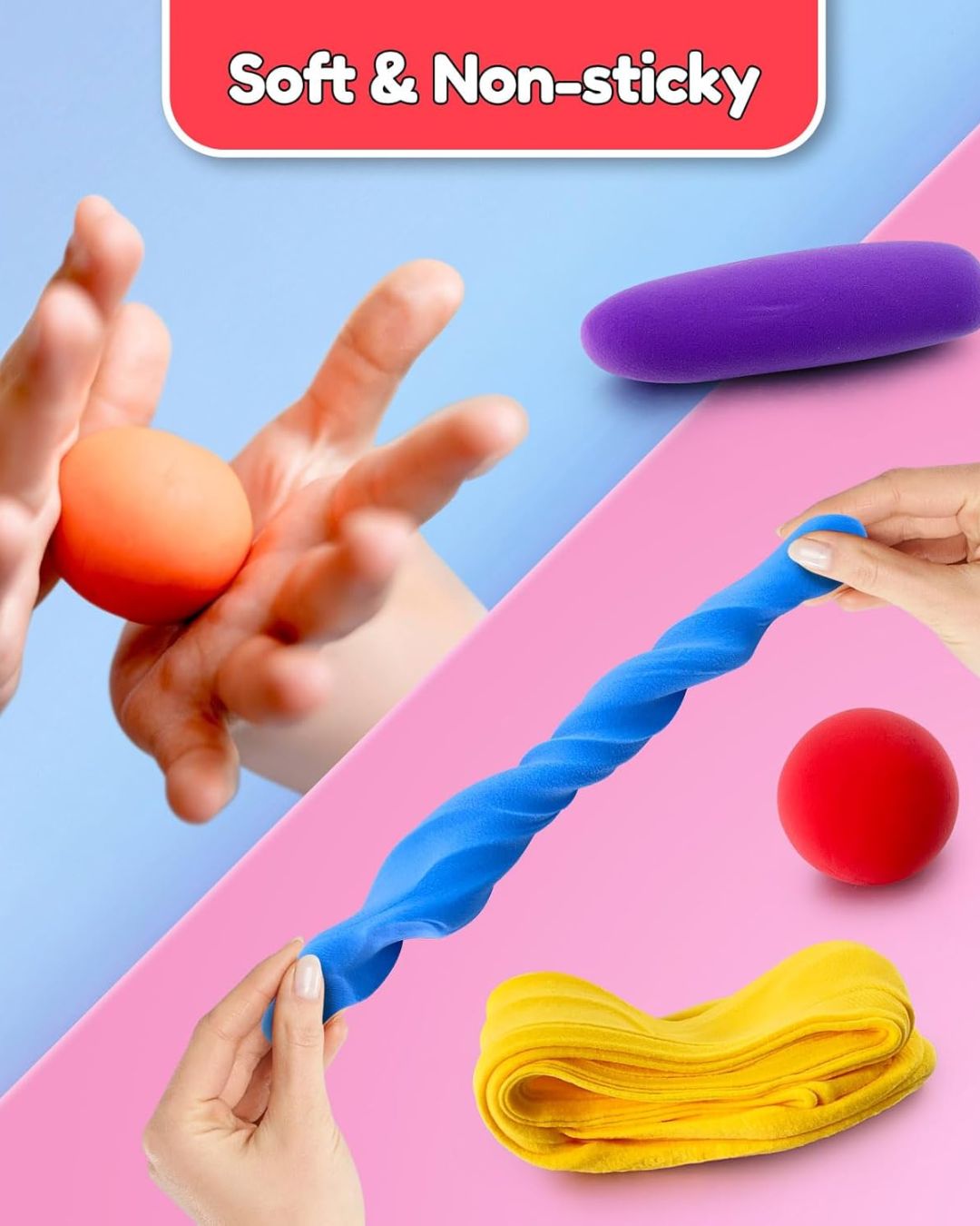 Colorful Dry Clay for Kids