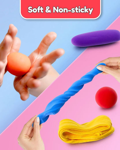 Colorful Dry Clay for Kids