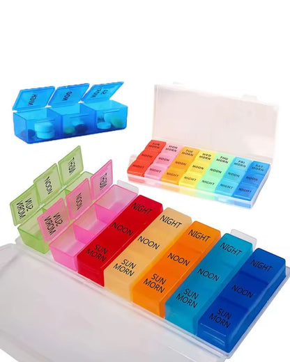 7 Days Rainbow Pill Organizer