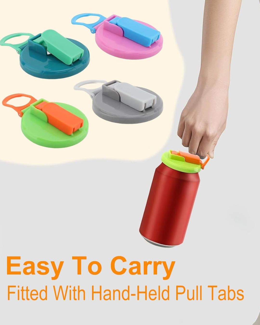 Soda Can Lids With Straws