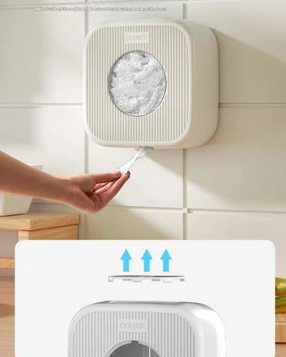 Wall-mounted Plastic Wrap Storage Box