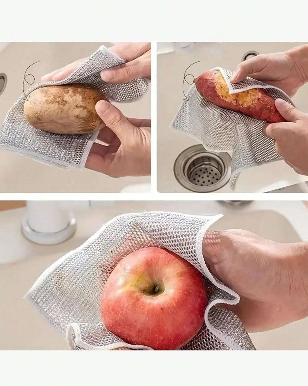 Non-Scratch Wire Dishcloth