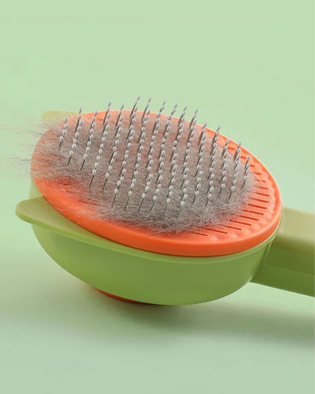 Press Type Pet Grooming Brush