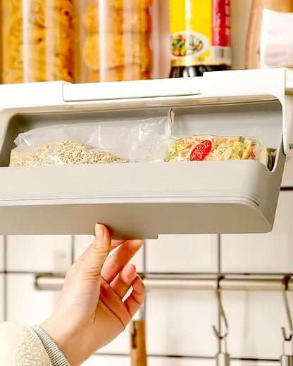 Retractable Spice Rack Organizer with 6 Jars