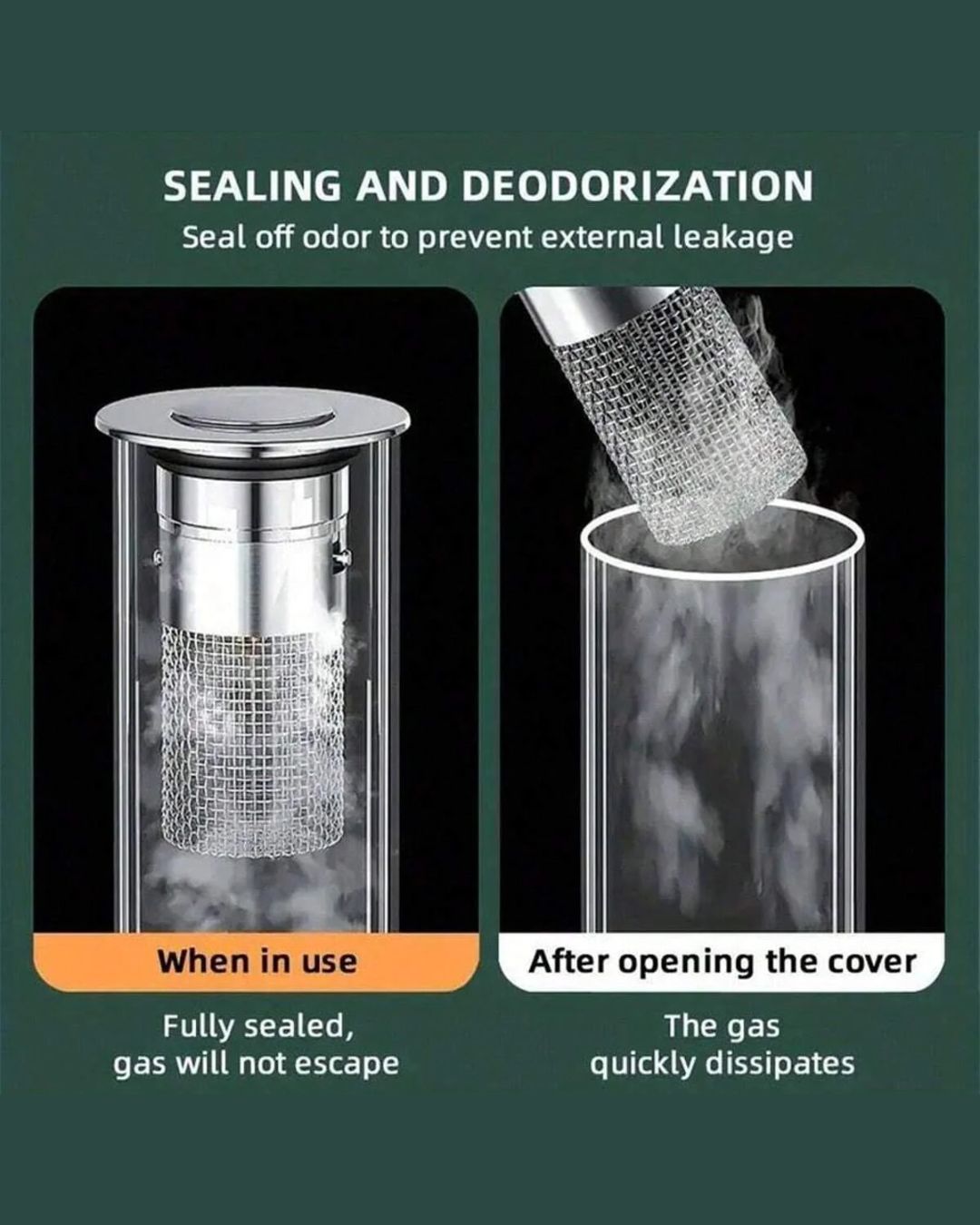 Stainless Steel Pop Up Sink Drain Filter