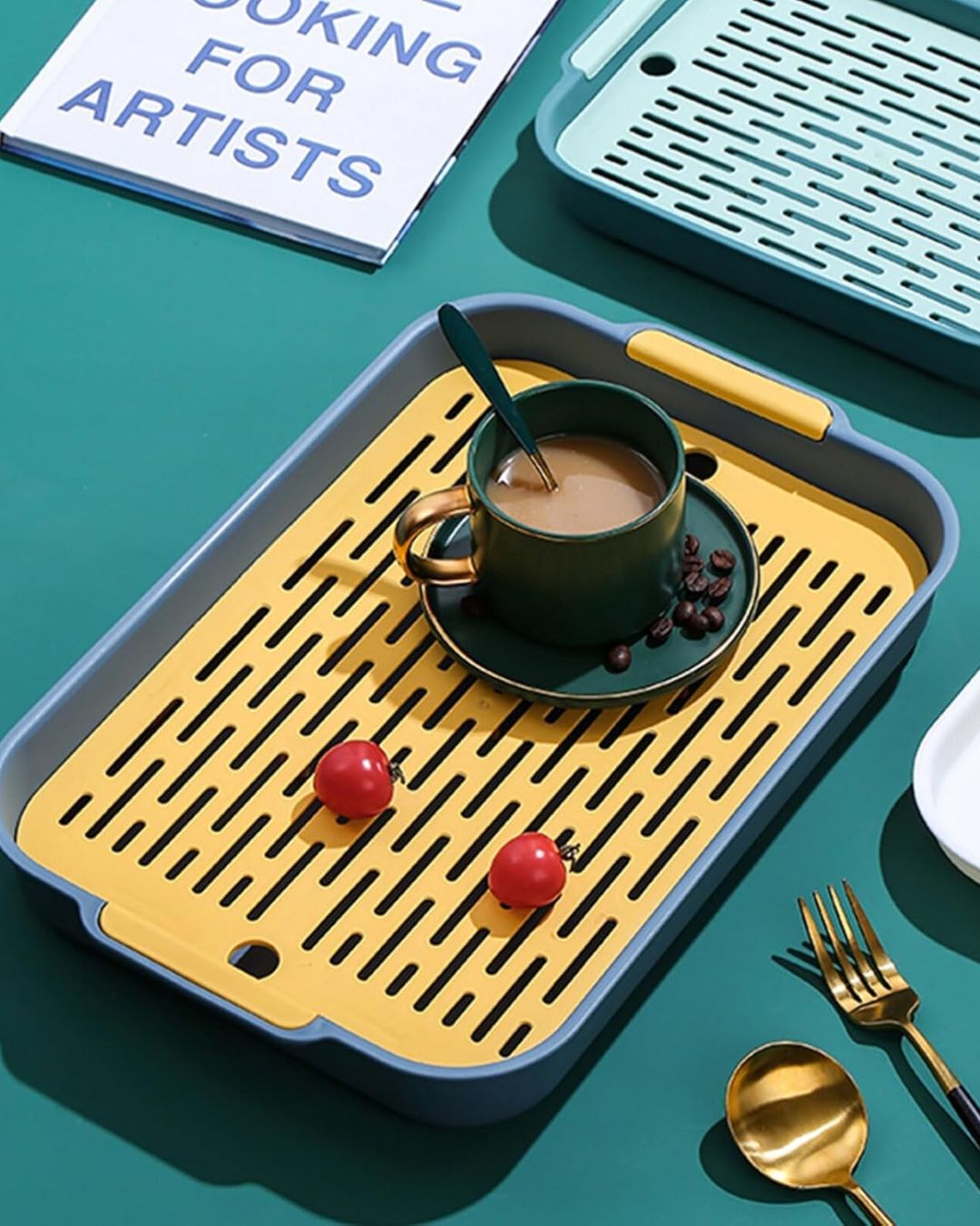 Drainer with Drip Tray