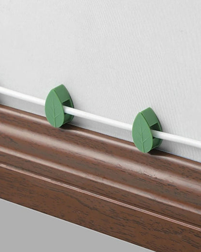 Leaf-Shaped Adhesive Greenery Fixator