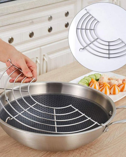 Stainless Steel Half Round Oil Draining Rack