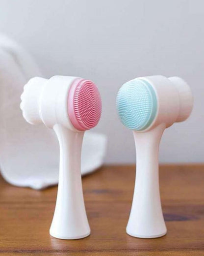 Two-Tone Soft Silicone Dog Paw Cleaning Brush