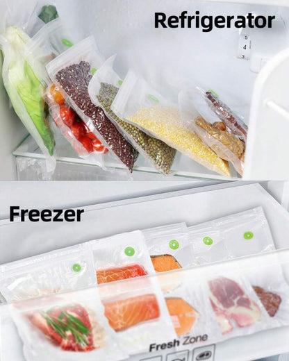 Reusable Vacuum Sealer Bags with Manual Pump