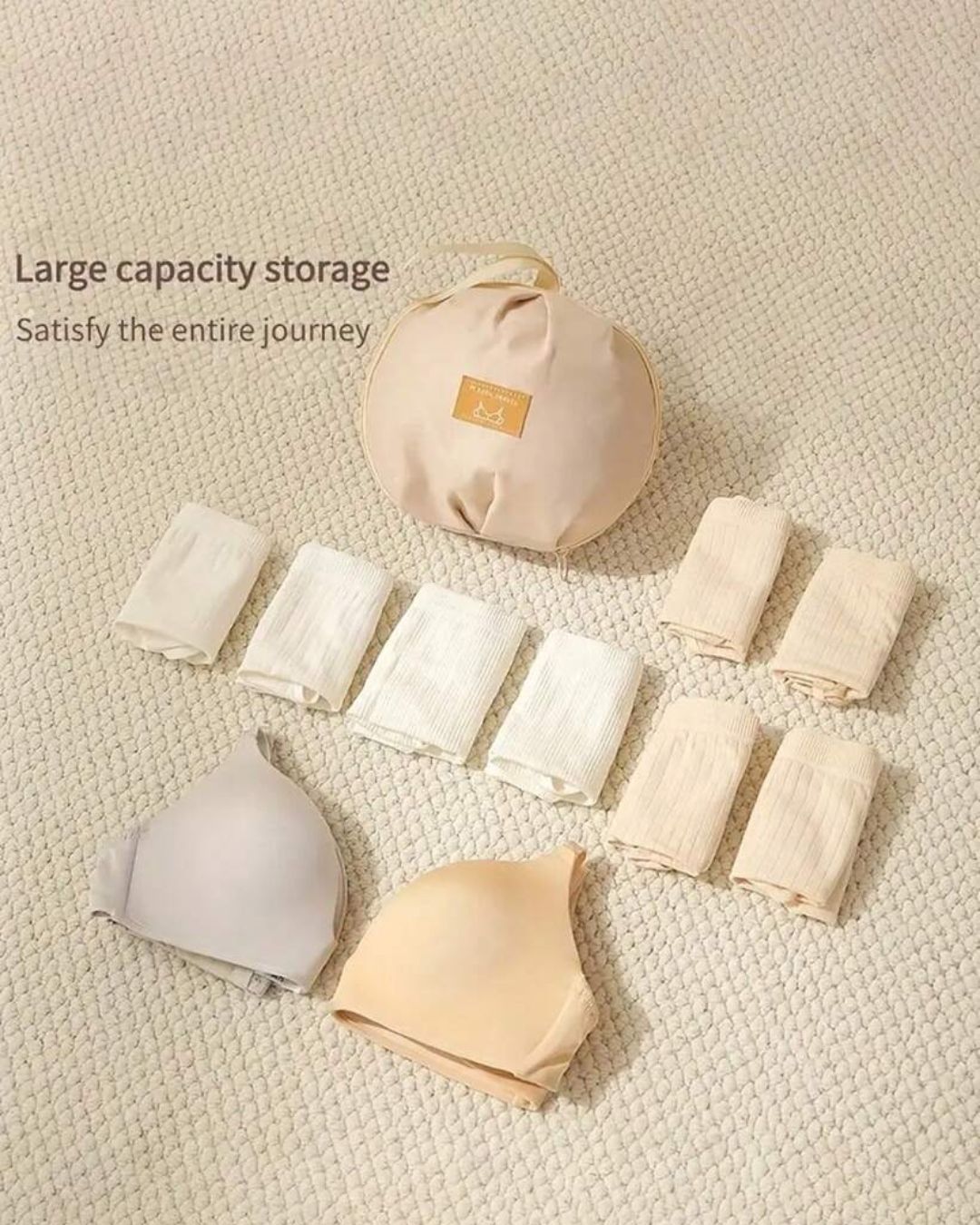 Travel Spherical Underwear Storage Bag