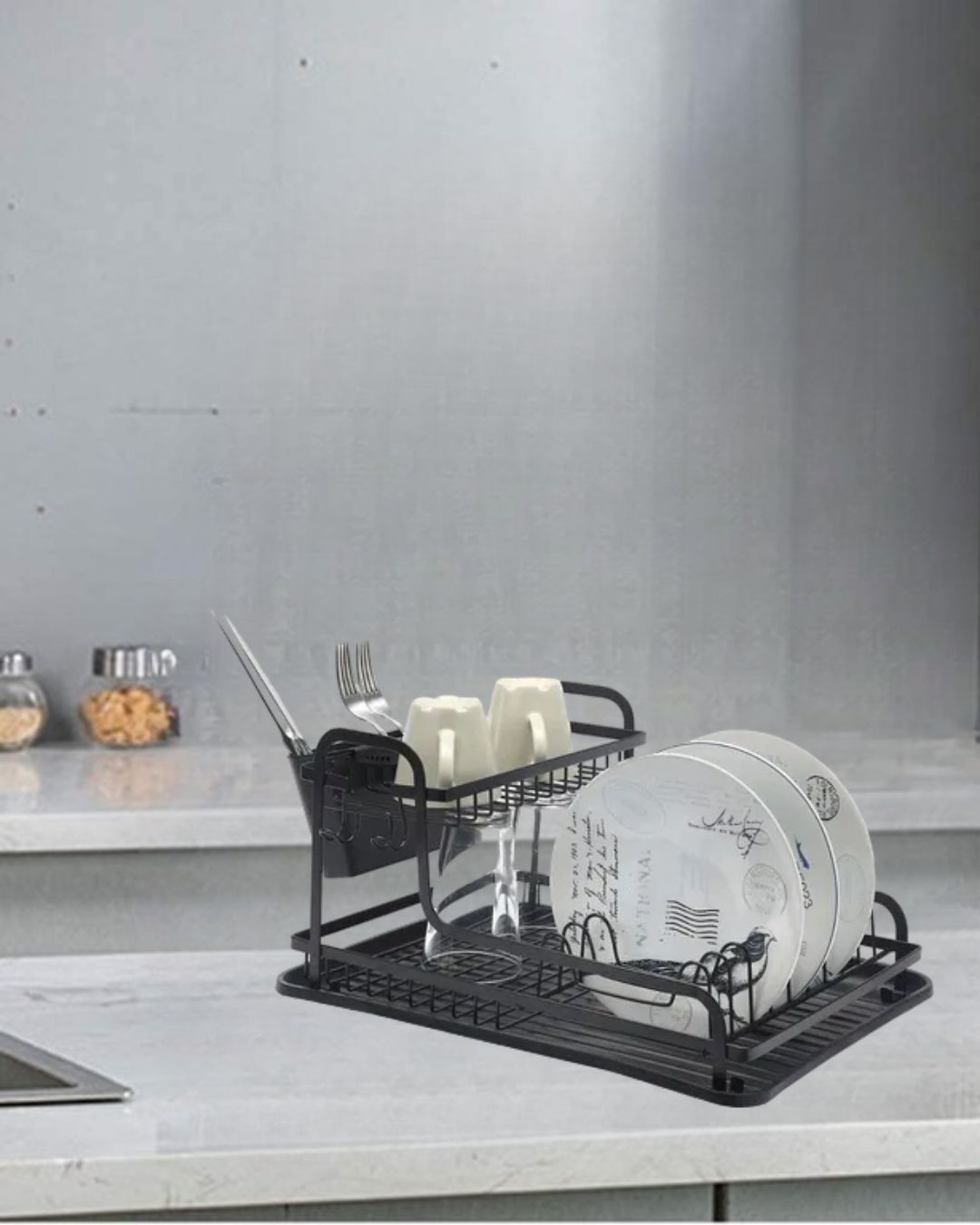 Aluminum Dish Drying Rack