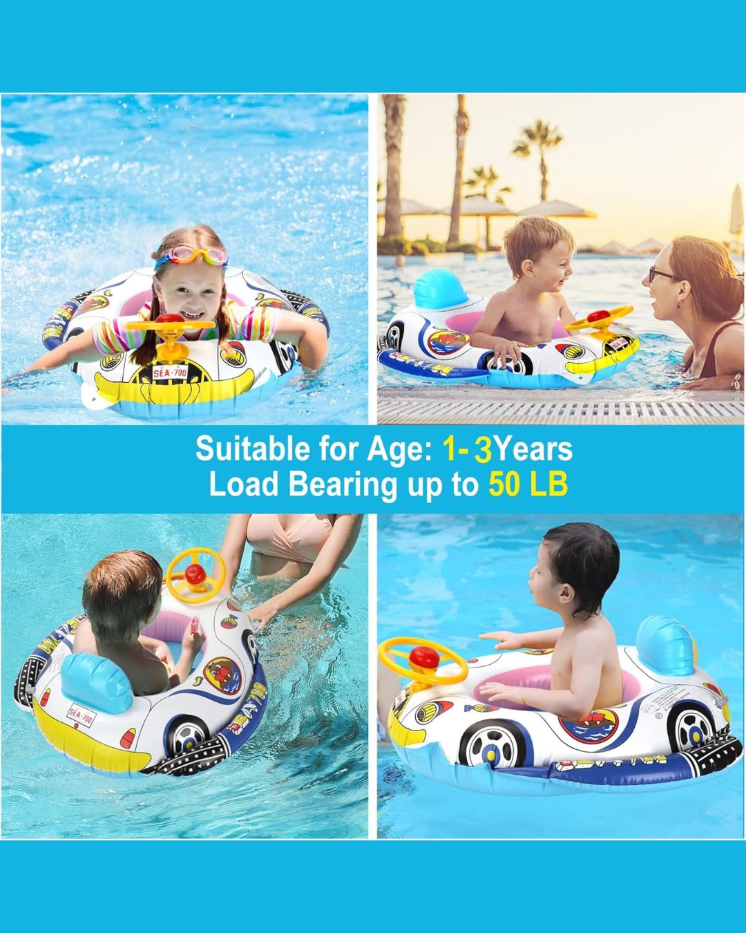 Car Inflatable Swimming Ring