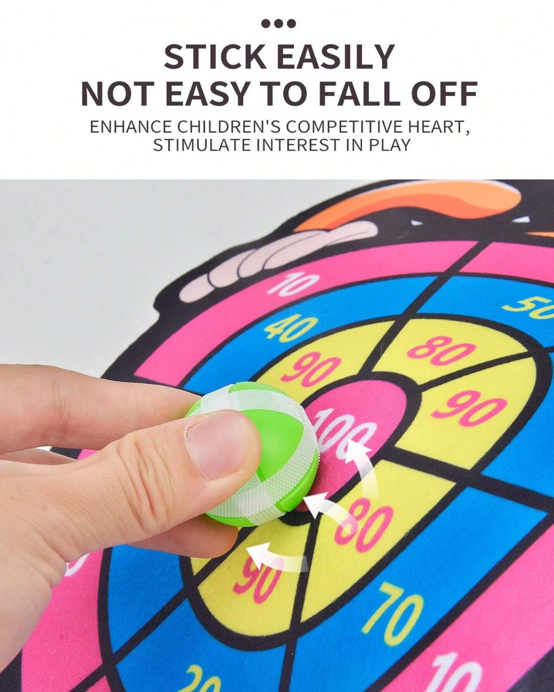 Sticky Ball Dart Board Target Sports Game