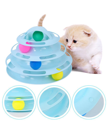 Four-layer Turntable Cat Toy