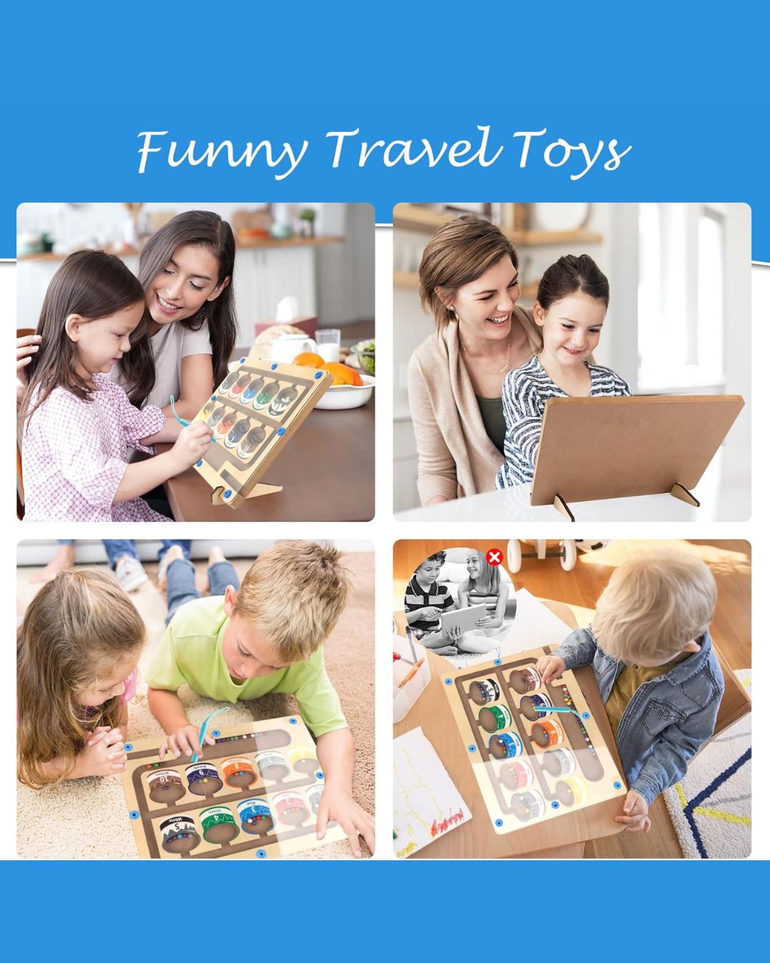 Montessori Magnetic Color and Number Maze