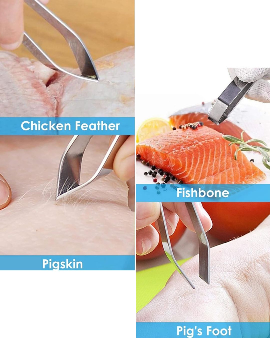 Stainless Steel Kitchen Tweezers