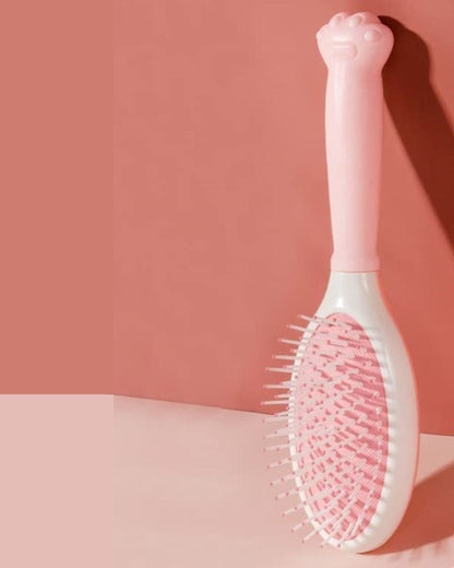Cat Paw Handle Hair Brush