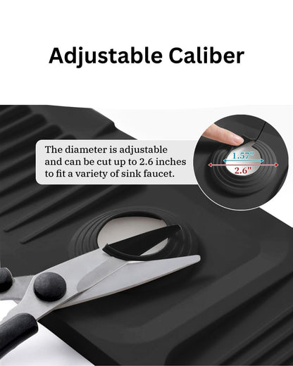 Silicone Draining Mat Around Tap