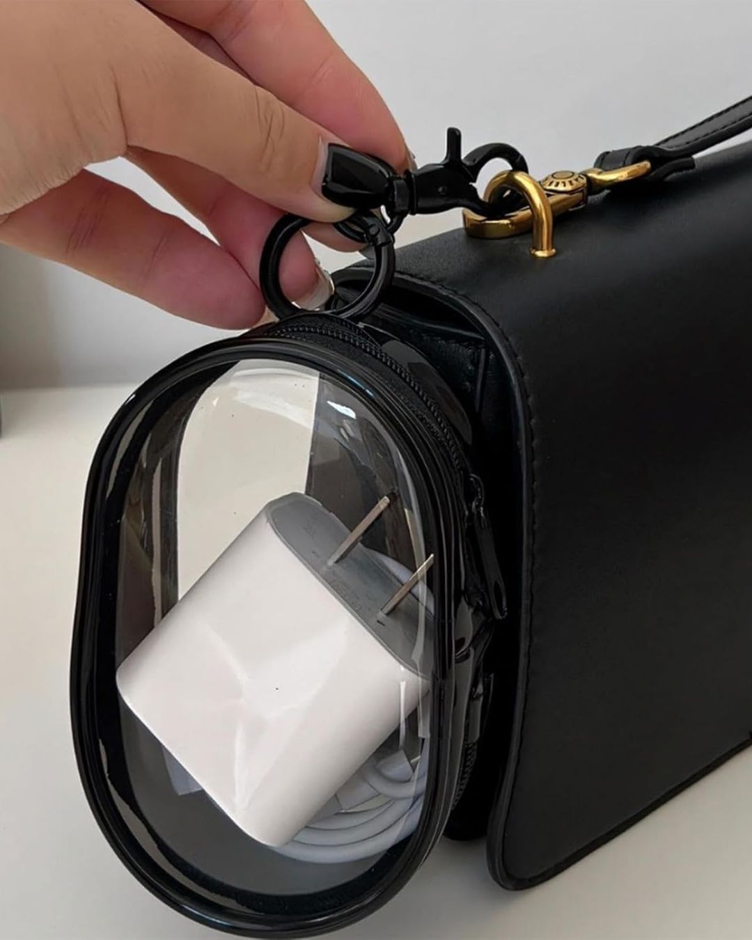 Portable Mini Clear Zipper Storage Pouch