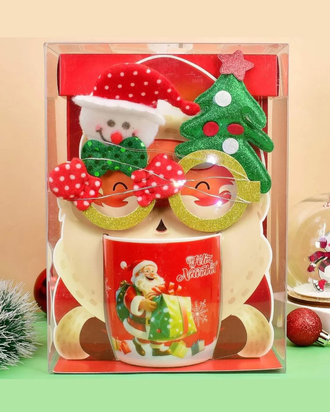 Christmas Mug Gift with Light