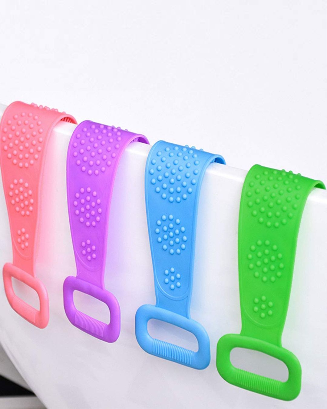 Double-sided Silicone Scrubbing Bath Brush