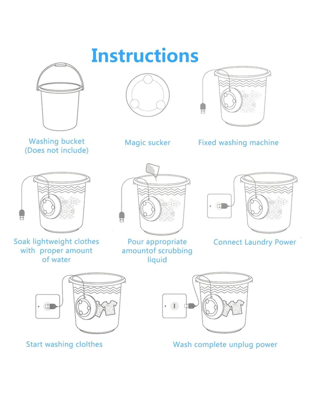 Portable Mini Washing Machine