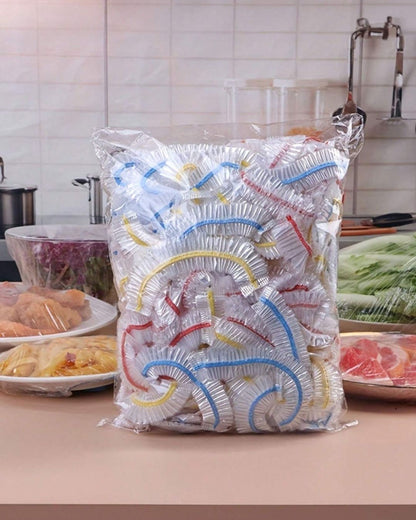 100pcs Colorful Disposable Food Covers