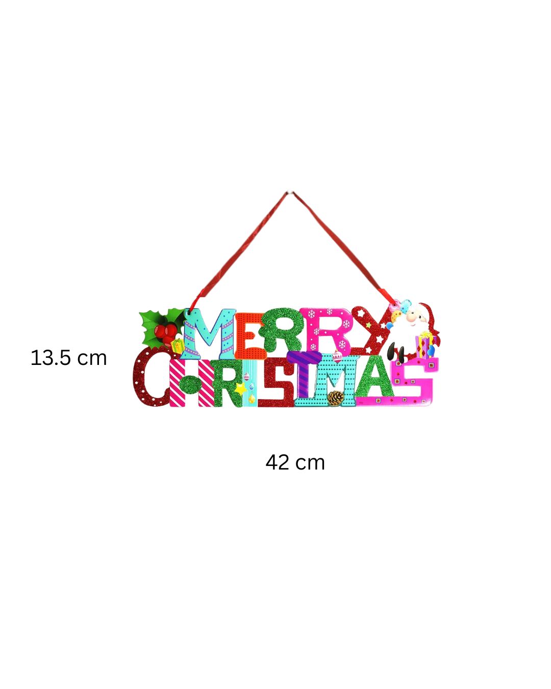 Merry Christmas Foam Door Hanger