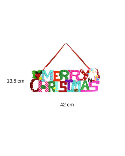 Merry Christmas Foam Door Hanger