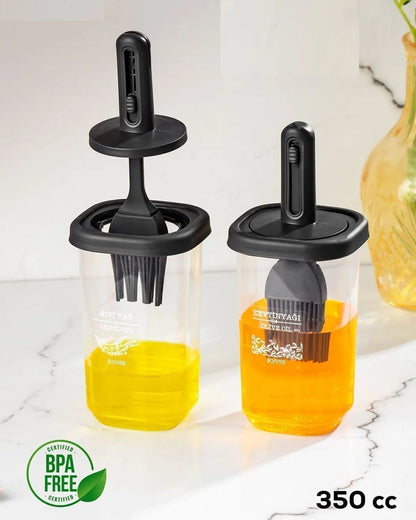 Silicone Brushed Oil Containers