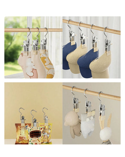 Stainless Steel Clothespins with Hook