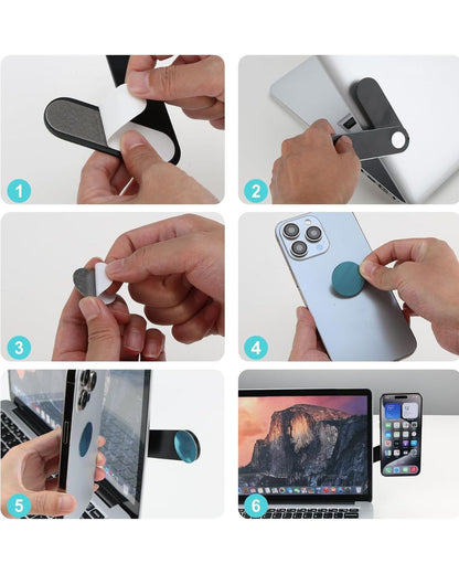 Magnetic Laptop Phone Holder
