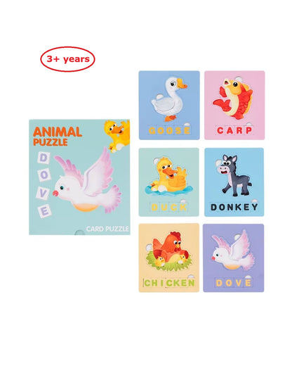 Cardboard Puzzle Cards