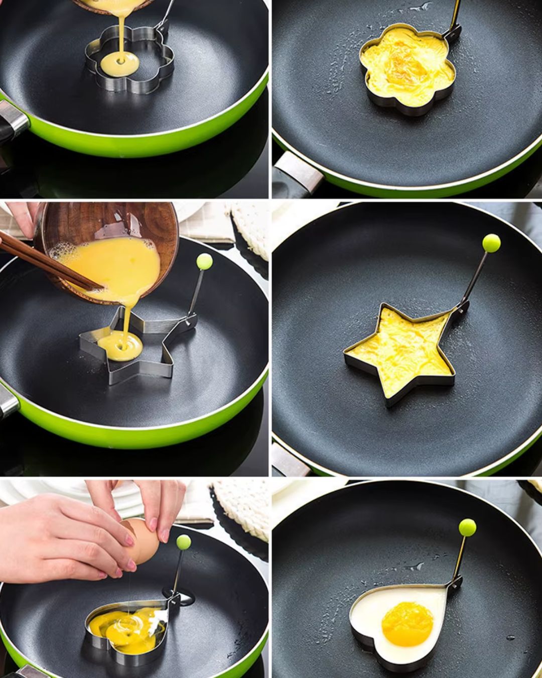 Stainless Steel Fried Egg Cooking Rings