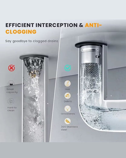 Stainless Steel Pop Up Sink Drain Filter