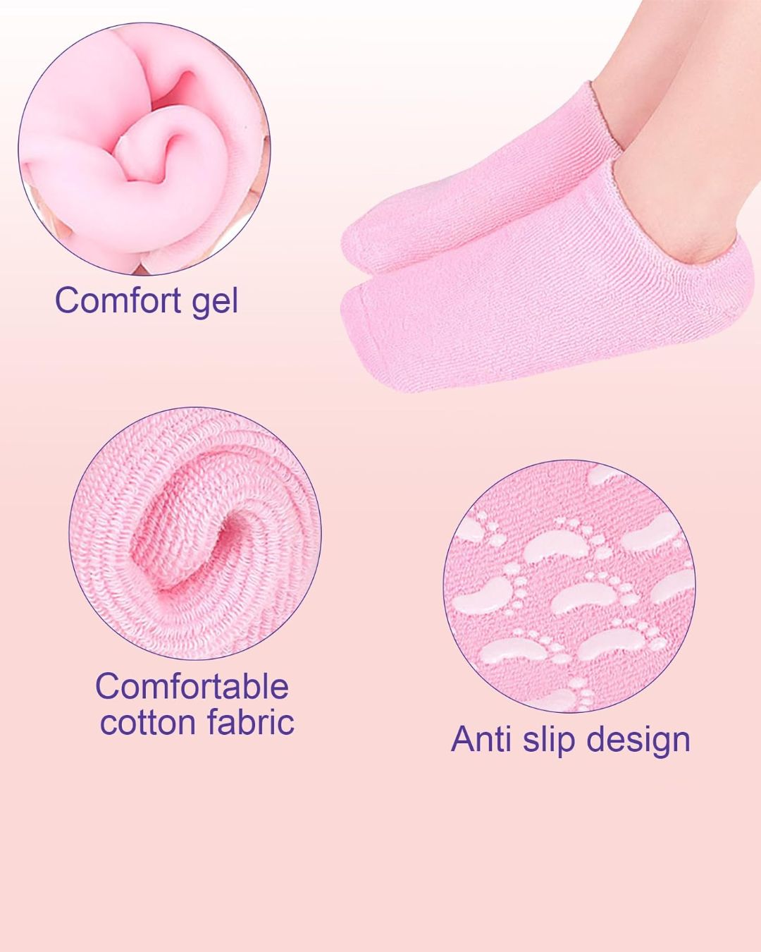 Moisturizing Gel Socks