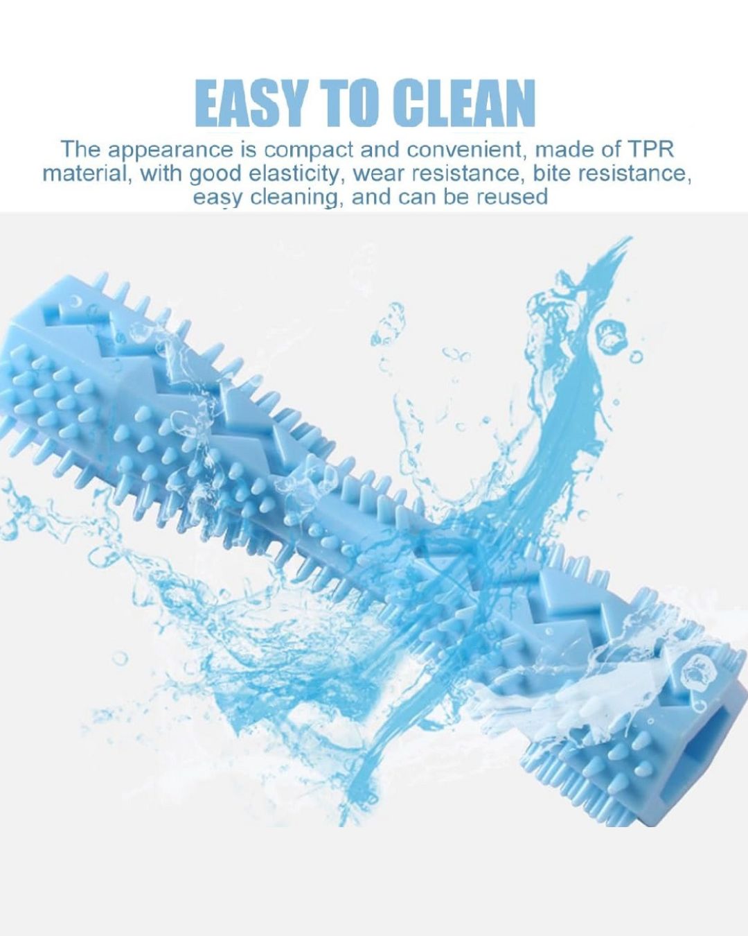 Durable Dog Toothbrush & Chew Toy