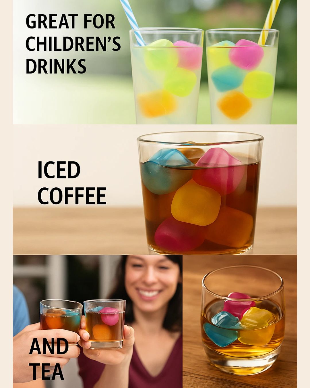 Reusable Square Ice Cubes