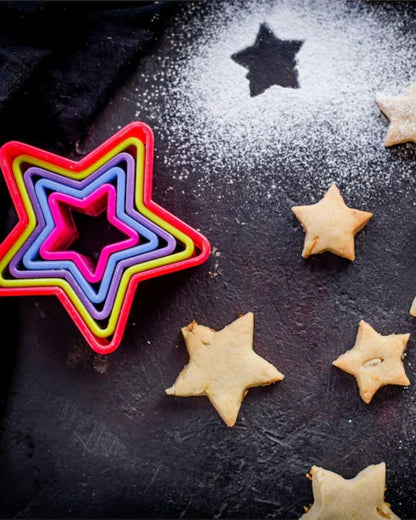 5-Piece Plastic Cookie Cutter Set