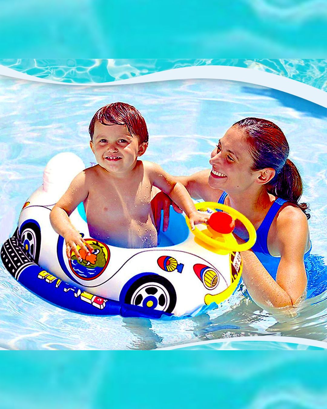 Car Inflatable Swimming Ring