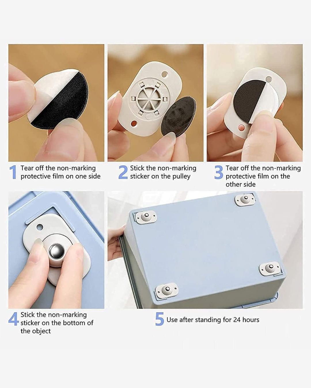 Self Adhesive Swivel Casters