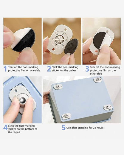 Self Adhesive Swivel Casters
