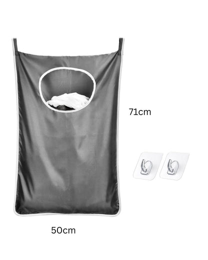 Hanging Laundry Hamper with Hooks