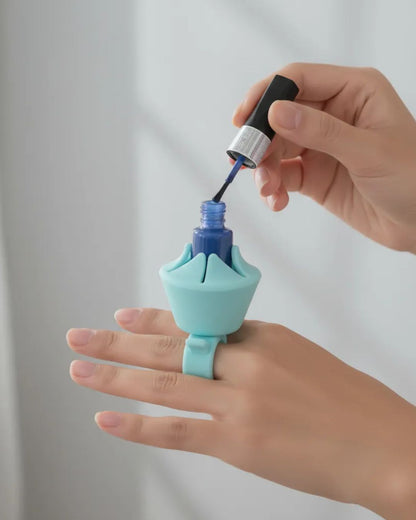 Wearable Nail Polish Bottle Holder Ring