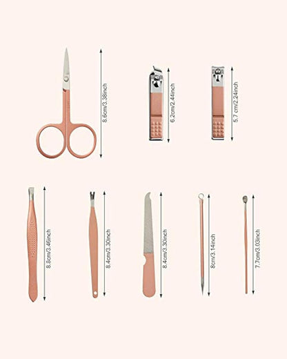 7pcs Professional Stainless Steel Manicure & Pedicure Set