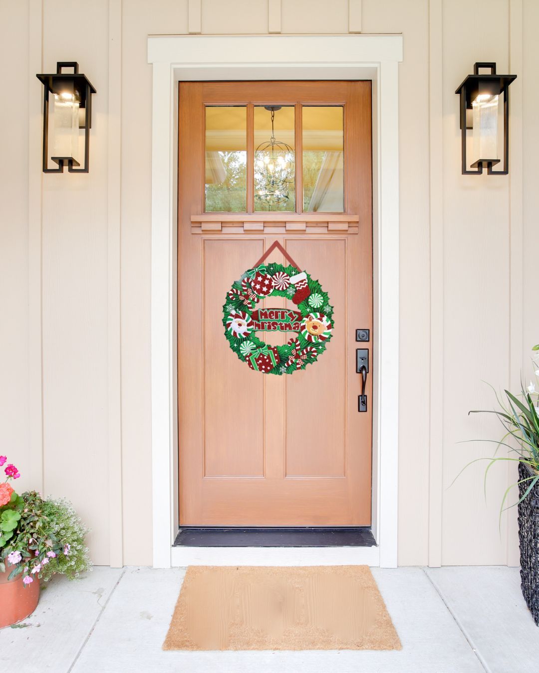 Three-Dimensional Christmas Wall Decoration